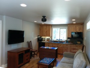 Garage Apartment living room