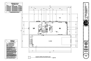 Floor plan for home w/ RV bay