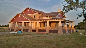 Craftsman style home in the Midwest