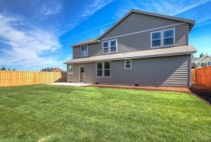 large yard Craftsman home